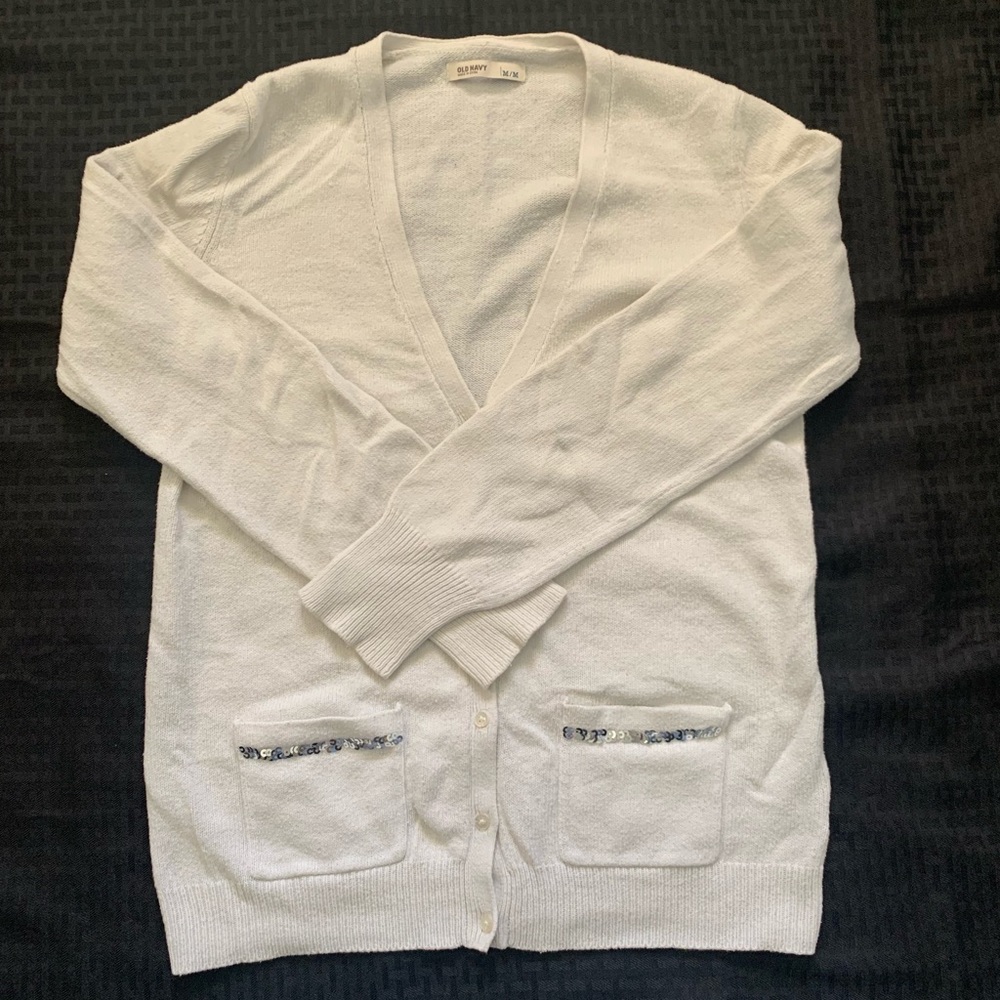 Women’s Cream Old Navy Cardigan Size Medium